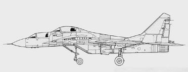 Dibujo del MiG-29KU